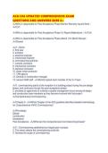 ACG CXA UPDATED COMPREHENSIVE EXAM QUESTIONS AND ANSWERS SURE A&period;pdf