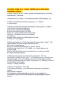 ACG CXA CORE 2026 EXAMS PAPER QUESTIONS AND ANSWERS SURE A&period;pdf