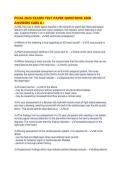 PCHA 2026 EXAMS TEST PAPER QUESTIONS AND ANSWERS SURE A&period;pdf