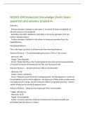NRSAD-109 Endocrine &lpar;Knowledge Check&rpar; Exam&NewLine;questions and answers Graded A&plus;&NewLine;Disorders&NewLine;- Primary disorders&colon; Related to alteration in functions of endocrine glands &lpar;i&period;e&NewLine;adrenal cortex or thyroid gland&rpar;&NewLine;- Secondary disorders&colon; Related to alteration in hor