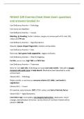 NRSAD-109 Anemia Cheat Sheet Exam questions&NewLine;and answers Graded A&plus;&NewLine;Iron Deficiency Anemia &mdash; Pathology&NewLine;Iron stores are depleted&NewLine;Iron Deficiency Anemia &mdash; Causes&NewLine;Bleeding&comma; GI bleeding&comma; Crohn&rsquo;s disease&comma; surgery to remove part of GI tract&comma; IBS&comma;&NewLine;celiacs an