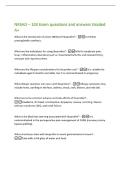 NRSAD &ndash; 103 Exam questions and answers Graded&NewLine;A&plus;&NewLine;What is the mechanism of action &lpar;MOA&rpar; of Ibuprofen&quest; -It inhibits&NewLine;prostaglandin synthesis&period;&NewLine;What are the indications for using Ibuprofen&quest; -Mild to moderate pain&comma;&NewLine;fever&comma; inflammatory disorders &lpar;such as rh