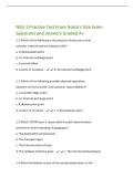 NRS-1 Practice Test From Nokia's Site Exam&NewLine;questions and answers Graded A&plus;&NewLine;1&period;1 Which of the following is the physical infrastructure that&NewLine;provides interconnections between ISPs&quest;&NewLine;a&period; A demarcation point&NewLine;b&period; An Internet exchange point&NewLine;c&period; A centra
