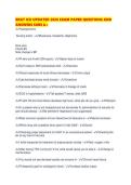 BKAT ICU UPDATED 2026 EXAM PAPER QUESTIONS AND ANSWERS SURE A&period;pdf