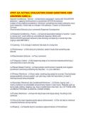CPDT-KA ACTUAL EVALUATION EXAM QUESTIONS AND&NewLine;ANSWERS SURE A&plus;