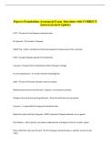 Popeyes Foundations Assessment Exam -Questions with CORRECT &NewLine;Answers &lpar;Latest Update&rpar;