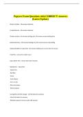 Popeyes Exam Questions with CORRECT Answers &NewLine;&lpar;Latest Update&rpar; 