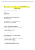 Kitchen Popeyes Exam Questions with CORRECT Answers &NewLine;&lpar;Latest Update&rpar; 
