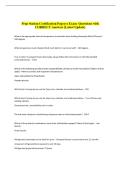 Prep Station Certification Popeyes Exam -Questions with &NewLine;CORRECT Answers &lpar;Latest Update&rpar; 