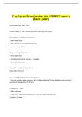Prep Popeyes Exam Questions with CORRECT Answers &NewLine;&lpar;Latest Update&rpar; &NewLine;