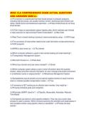 MSSC CLA COMPREHENSIVE EXAM ACTUAL QUESTIONS AND ANSWERS SURE A&period;pdf