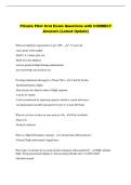 Private Pilot Oral Exam Questions with CORRECT &NewLine;Answers &lpar;Latest Update&rpar; 