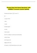 Private Pilot Oral Exam Questions with &NewLine;CORRECT Answers &lpar;Latest Update&rpar;