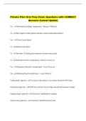 Private Pilot Oral Prep Exam Questions with CORRECT &NewLine;Answers &lpar;Latest Update&rpar; 