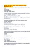 ARMRIT UPDATED FINAL EXAM QUESTIONS AND ANSWERS SURE A&period;pdf