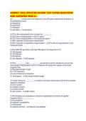 ARMRIT 2026 UPDATED EXAMS TEST PAPER QUESTIONS AND ANSWERS SURE A&period;pdf