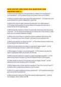 NFHS SOCCER CORE EXAM 2026 QUESTIONS AND ANSWERS SURE A&period;pdf