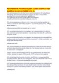 ATI CAPSTONE PHARMACOLOGY EXAMS SCRIPT LATEST QUESTIONS AND ANSWERS SURE A&period;pdf