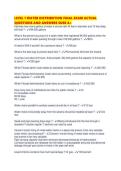 LEVEL 1 WATER DISTRIBUTION FINAL EXAM ACTUAL QUESTIONS AND ANSWERS SURE A&period;pdf