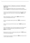 ACC 402 Exam 3 &lpar;10&comma; 11&comma; 12&rpar; Questions and Answers &vert; 2026 Update &vert;&NewLine;100&percnt; Correct&period;&NewLine;Which of the following best defines fraud in a financial statement auditing&NewLine;context&quest; -Fraud is an intentional misstatement of the financial statements&period;&NewLine;Companies may inten