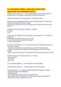TCI TRAINING CORNELL CORE 2026 MAIN EXAM QUESTIONS AND ANSWERS SURE A&period;pdf