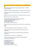 AHIT EVALUATION TEST QUESTIONS AND ANSWERS SURE A&period;pdf