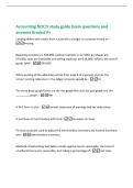 Accounting NOCTI study guide Exam questions and&NewLine;answers Graded A&plus;&NewLine;Copying debits and credits from a journal to a ledger is a process known as -&NewLine;Posting&NewLine;Beginning inventory is &dollar;36&comma;000&comma; ending inventory is &dollar;17&comma;000&comma; purchases are&NewLine;&dollar;75&comma;000&comma; sales are &dollar;110