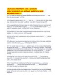 LOUISIANA PROPERTY AND CASUALTY COMPREHENSIVE ALL ACTUAL QUESTIONS AND ANSWERS SURE A&period;pdf&NewLine;&NewLine;