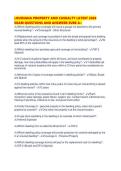 LOUISIANA PROPERTY AND CASUALTY LATEST 2026 EXAM QUESTIONS AND ANSWERS SURE A&period;pdf