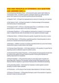 WGU D089 PRINCIPLES OF ECONOMICS 2026 QUESTIONS AND ANSWERS SURE A&period;pdf