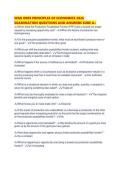 WGU D089 PRINCIPLES OF ECONOMICS 2026 EXAMINATION QUESTIONS AND ANSWERS SURE
