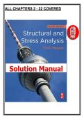 Structural and Stress Analysis Solutions Manual 4th Edition &lpar;2019&rpar; &ndash; T&period;H&period;G&period; Megson &ndash; PDF Download