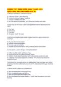 CMSRN TEST BANK CORE MAIN EXAMS 2026 QUESTIONS AND ANSWERS SURE A&period;pdf