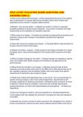 CPCS LATEST EVALUTION EXAMS QUESTIONS AND ANSWERS SURE A&period;pdf