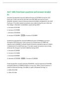 ACCT 3001 Final Exam questions and answers Graded&NewLine;A&plus;&NewLine;Sheridan Incorporated acquired additional assets of &dollar;253400 during the 2025&NewLine;fiscal year&period; Total revenues for Sheridan were &dollar;877500 and expenses were&NewLine;&dollar;634200&period; Sheridan's board of directors decl