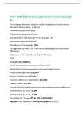 ACCT 3120 Final Exam questions and answers Graded&NewLine;A&plus;&NewLine;The following information relates to Franklin Freightways for its first year of&NewLine;operations &lpar;data in millions of dollars&rpar;&colon;&NewLine;Pretax accounting income&colon; &dollar;270&NewLine;Pretax accounting income included&colon;&NewLine;Overweig