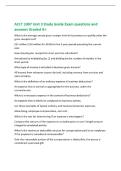 ACCT 3307 Unit 3 Study Guide Exam questions and&NewLine;answers Graded A&plus;&NewLine;What is the average annual gross receipts limit for businesses to qualify under the&NewLine;gross receipts test&quest;&NewLine;&dollar;31 million &lpar;&dollar;30 million for 2024&rpar; for the 3-year period preceding the current&NewLine;