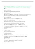 ACCT 20103 unit 4Exam questions and answers Graded&NewLine;A&plus;&NewLine;Accounts receivable&NewLine;The company's right to collect cash in the future&NewLine;Notes receivable&NewLine;When a longer credit term is needed or the receivable is larger the seller requires&NewLine;the buyer to issu