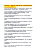 CALIFORNIA BOATING LATEST EXAM SCRIPT QUESTIONS AND ANSWERS SURE A&period;pdf