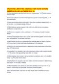 CALIFORNIA BOATING A EVALUATION EXAM ACTUAL QUESTIONS AND ANSWERS SURE A&period;pdf