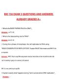 Bio 156 Exam 3 &lpar;Latest 2026&sol;2027 Update&rpar; Complete Questions and Guide Answers&comma; 100&percnt; Verified Graded A&plus;