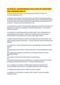 NC DENTAL JURISPRUDENCE 2026 EXAM SET QUESTIONS AND ANSWERS SURE A&period;pdf