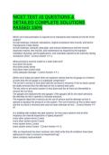 NICET TEST &num;2 QUESTIONS & DETAILED COMPLETE SOLUTIONS PASSED 100&percnt;