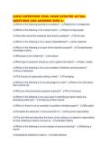 IAHSS SUPERVISOR FINAL EXAM UPDATED ACTUAL QUESTIONS AND ANSWERS SURE A&period;pdf