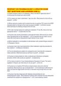 PROPHECY RN PHARMACOLOGY A UPDATED EXAM TEST QUESTIONS AND ANSWERS SURE A&period;pdf