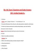 Bio 156&colon; Exam 2 Questions And Answers With Verified Solutions&lpar;Latest 2026&sol;2027 Update&rpar;Graded A&plus;