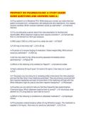 PROPHECY RN PHARMACOLOGY A STUDY EXAMS GUIDE QUESTIONS AND ANSWERS SURE A&period;pdf