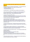 PTP FINAL EXAM UPDATED QUESTIONS AND ANSWERS SURE A&period;pdf
