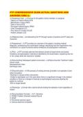 PTP COMPREHENSIVE EXAM ACTUAL QUESTIONS AND ANSWERS SURE A&period;pdf