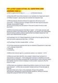 PTP LATEST EXAM ACTUAL ALL QUESTIONS AND ANSWERS SURE A&period;pdf